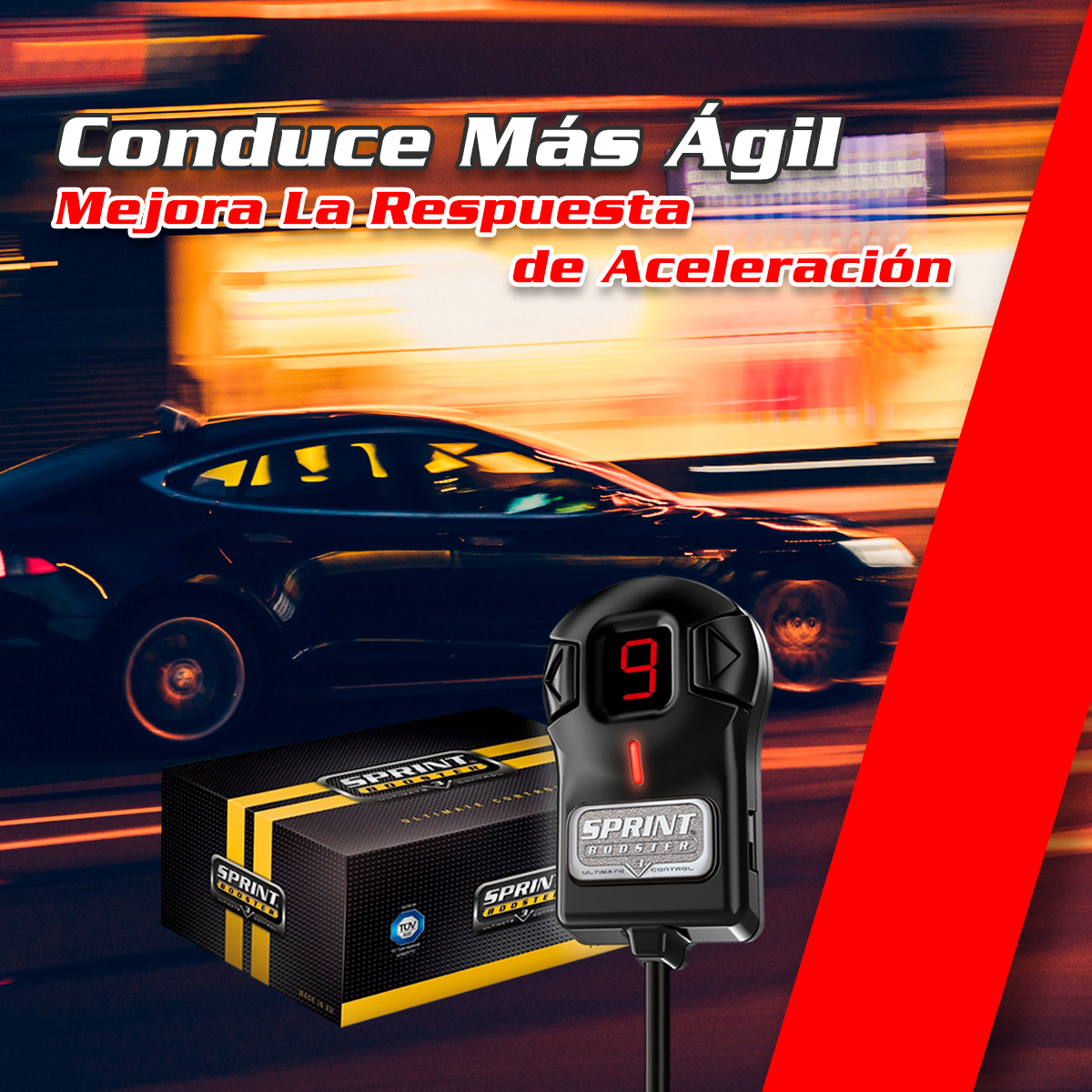 mejor respuesta de aceleracion. Elimina el turbo lag. antilag. Sprint Booster.