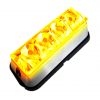 Baliza Emergencia Estroboscópica Color Ambar 4 Led