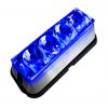 Baliza Emergencia Estroboscópica Color Azul 4 LEDs