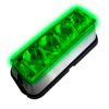 Baliza Emergencia Estroboscópica Color Verde 4 LEDs