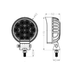 foco de faena race light 56w