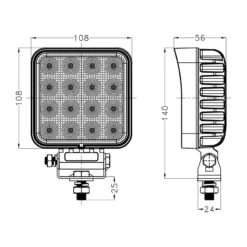 foco de faena cuadrado
