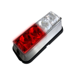 Baliza Emergencia Estroboscópica Color Rojo Blanco 4 LED